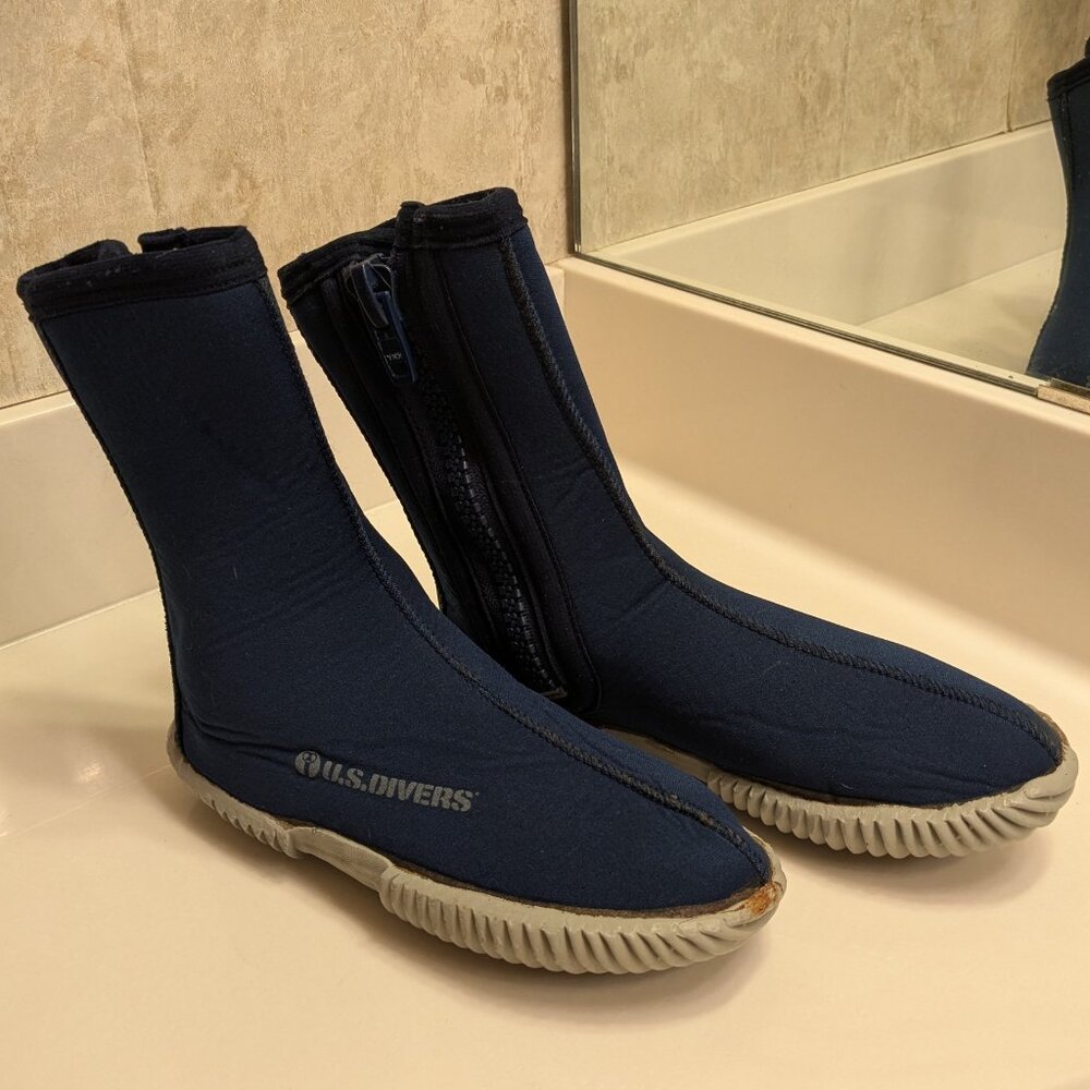 US Divers Neoprene Boots 5mm Women's size 8 Wetsuit Shoes